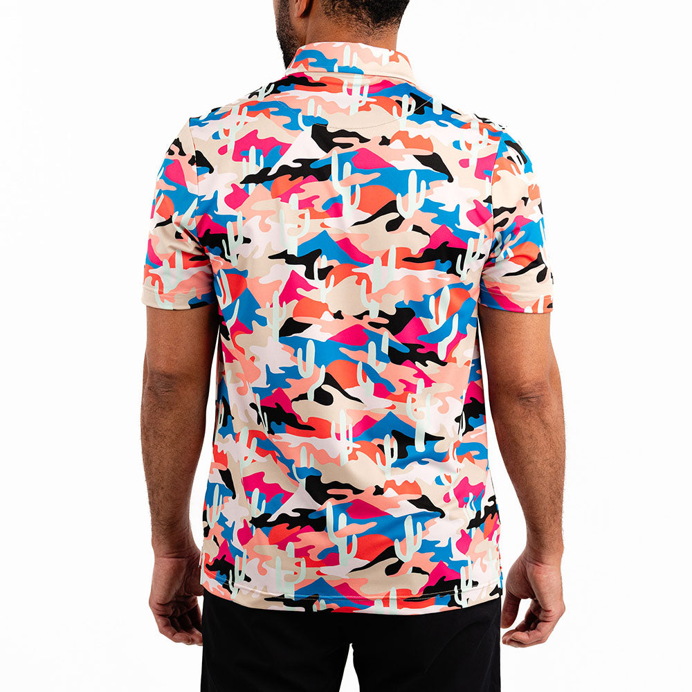 Cactus Camo Polo