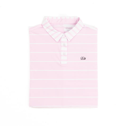 Women's Pretty In Pink Polo -Exclusive Performance Polo by Good Good Golf