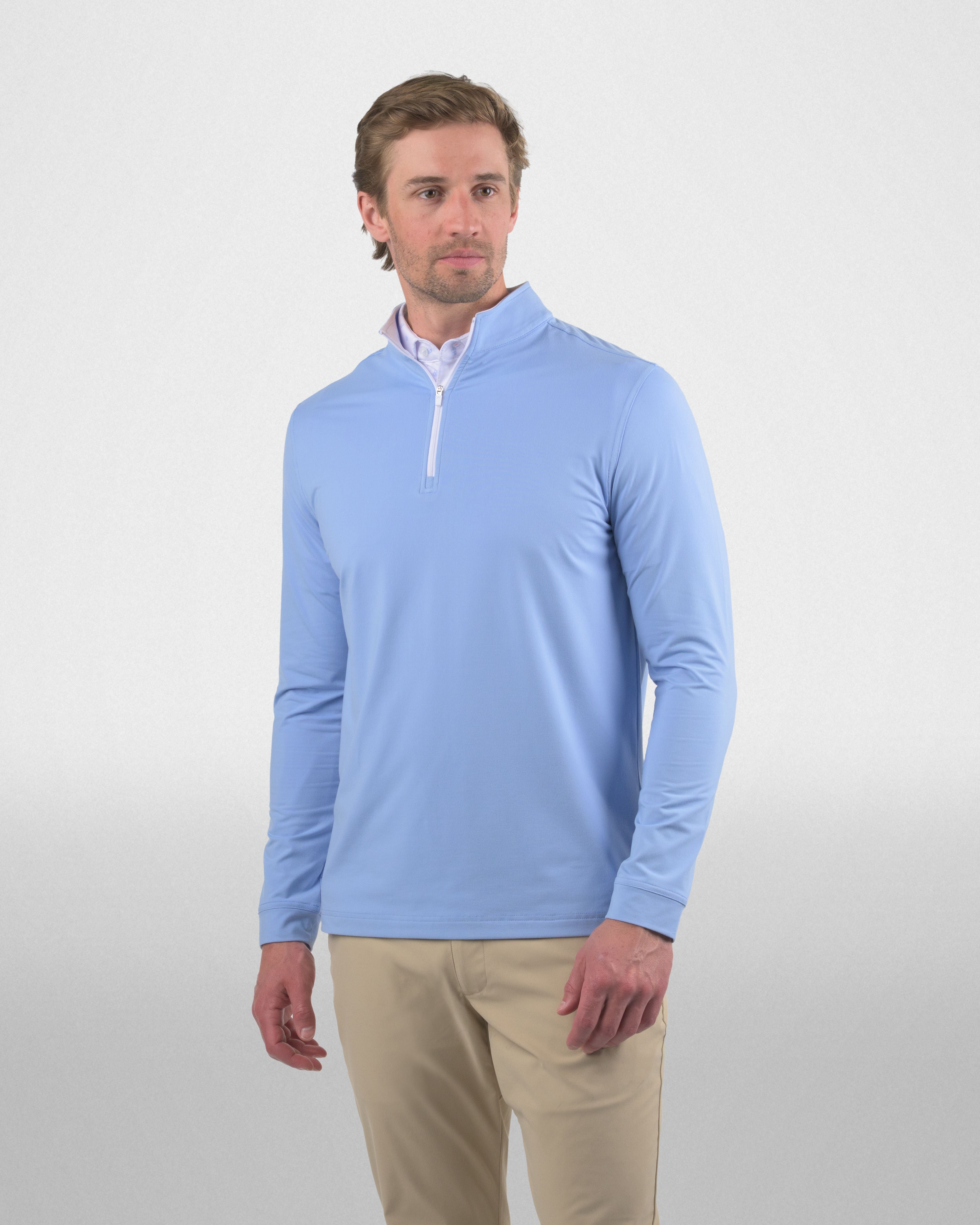 Birdie Blue Q-Zip | Performance Golf Quarter-Zip From Good Good