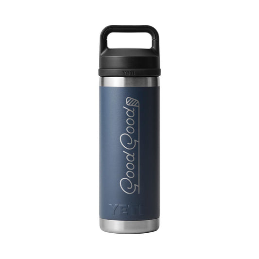 Good Good x Yeti Rambler 18 oz Bottle Chug Navy