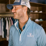 Tournament Blue Check Q-Zip