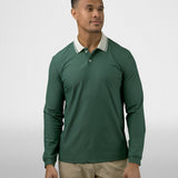 Born To Golf Long Sleeve Textured Polo