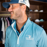 Tournament Blue Check Q-Zip