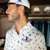 Good Tournament Texas White Polo