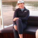 Women's Good Tournament Navy Q-Zip