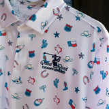 Good Tournament Texas White Polo