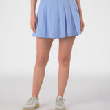 Women's Blueberry Pleated Skirt