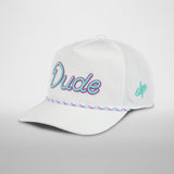 Youth Good Dude White Rope Hat