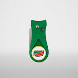 The Mountain Dew Divot Tool