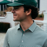 Born To Golf Stripe Polo