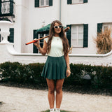 Women's Born To Golf Pleated Skirt