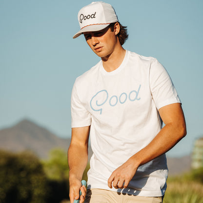 Good White T-Shirt- Ultra Soft T-Shirt from Good Good Golf