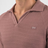 Through The Grapevine Split Neck Polo