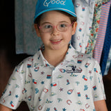 Youth Tournament Aqua Rope Hat