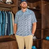 Navy Wildflower Polo