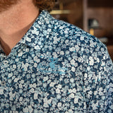 Navy Wildflower Polo