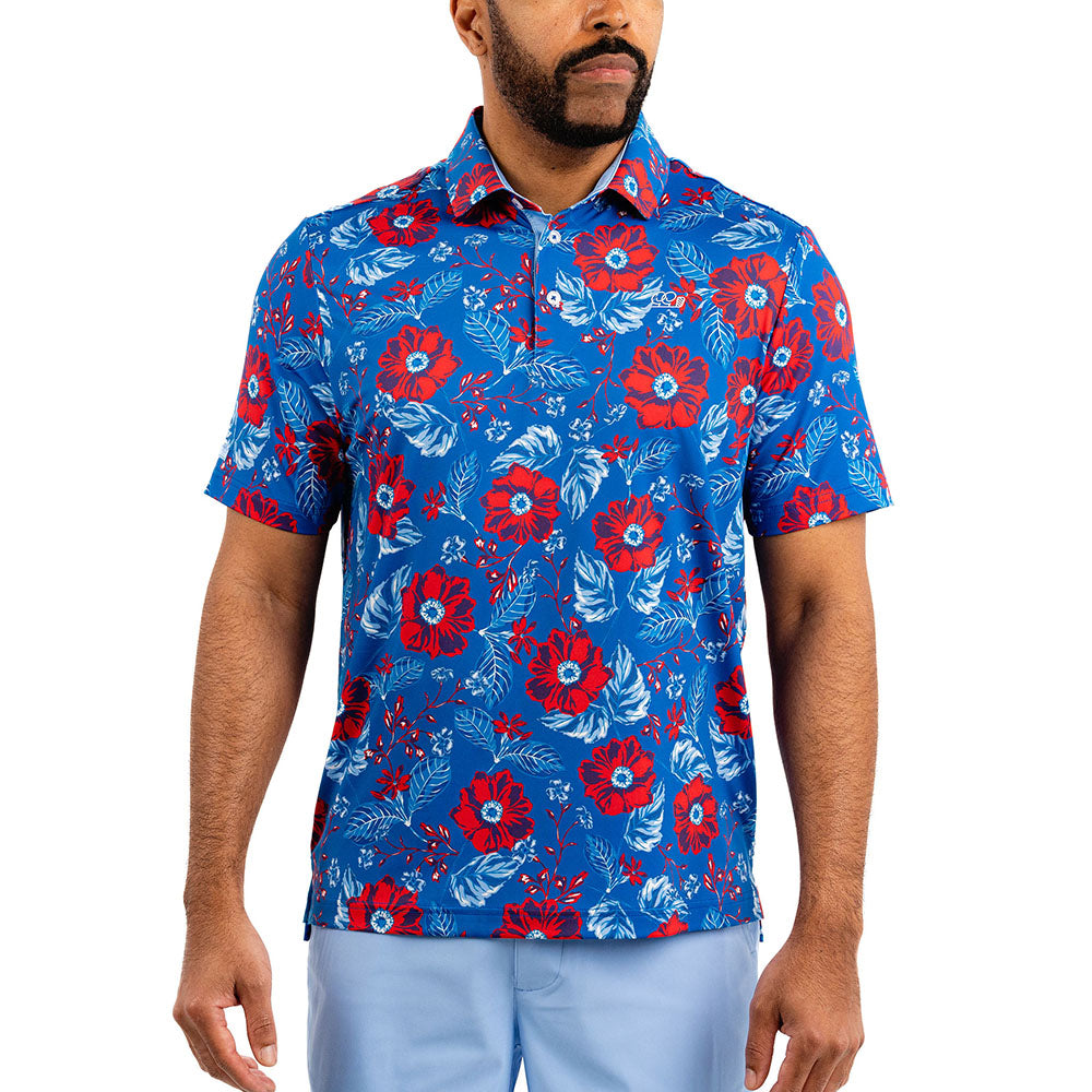 Red, White & Bloom Polo