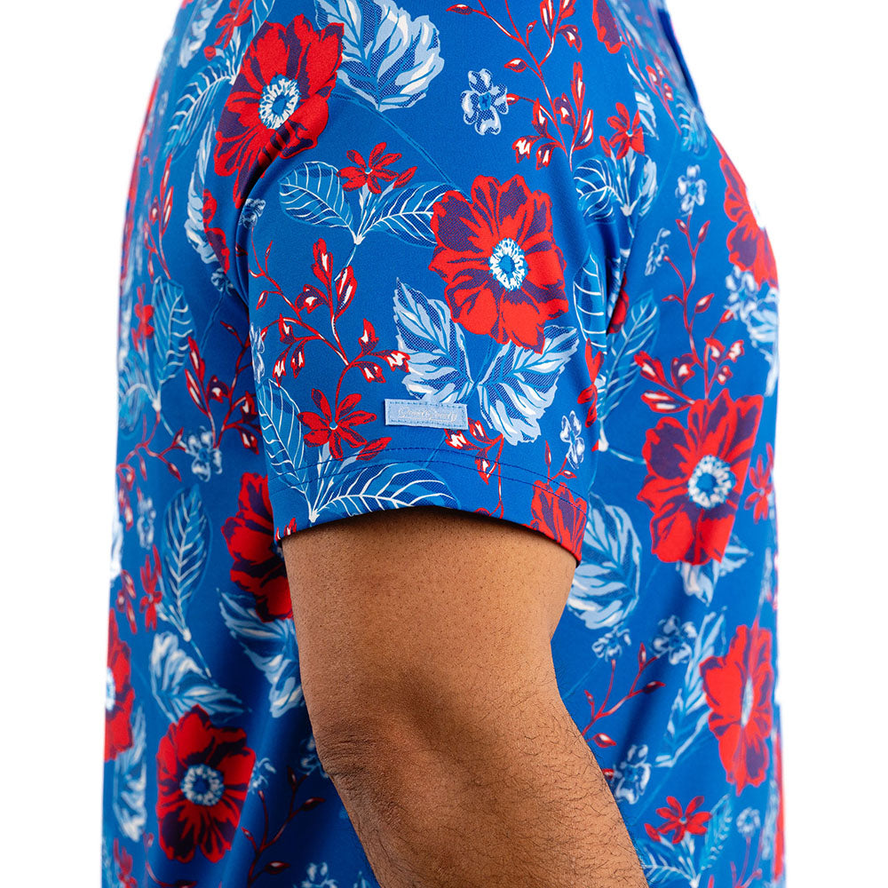 Red, White & Bloom Polo
