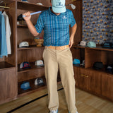 Tournament Plaid Polo