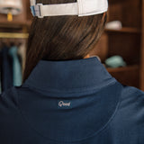 Women's Good Tournament Navy Q-Zip
