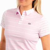 Women's Pretty In Pink Polo -Exclusive Performance Polo by Good Good Golf