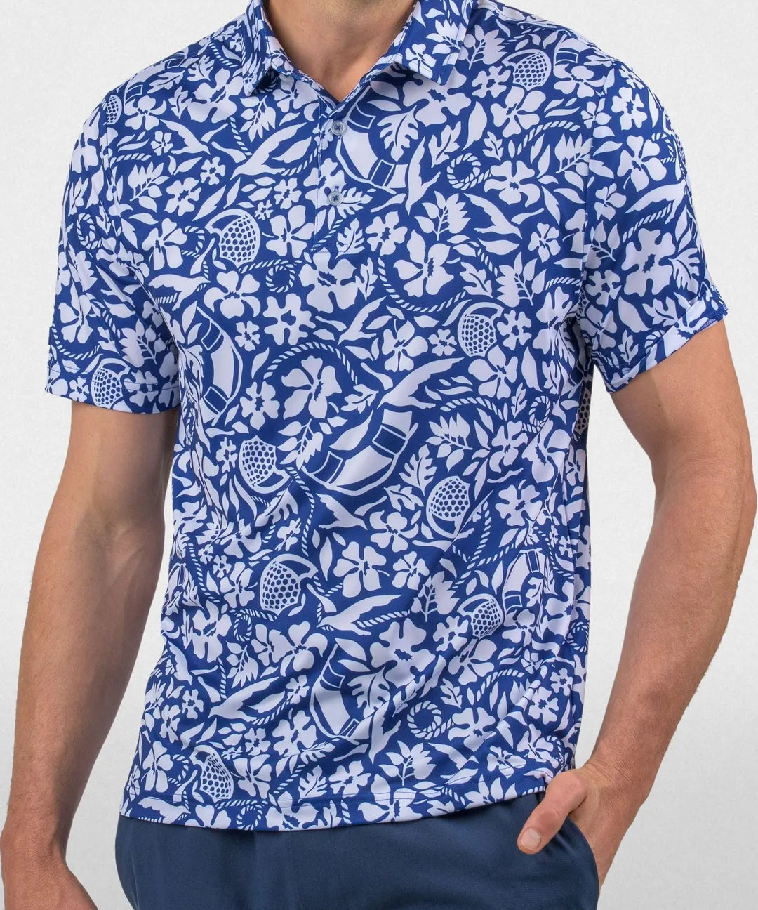 All Aboard Polo - Good Good Golf performance golf polo