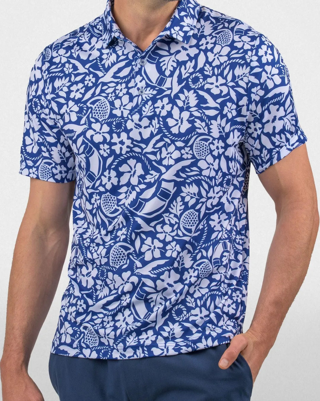 All Aboard Polo - Good Good Golf performance golf polo