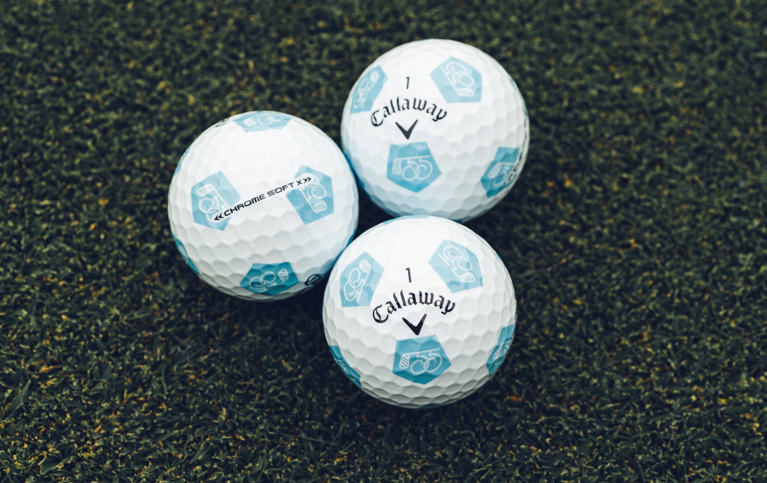 Callaway Chrome Soft Truvis State of Michigan Golf Balls Blue