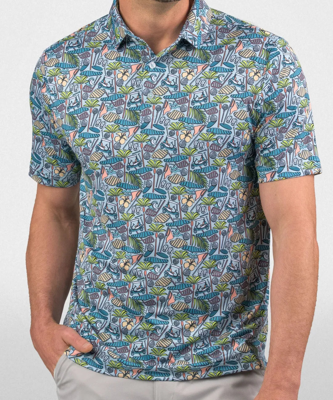 Beachside Polo - Good Good Golf performance golf polo