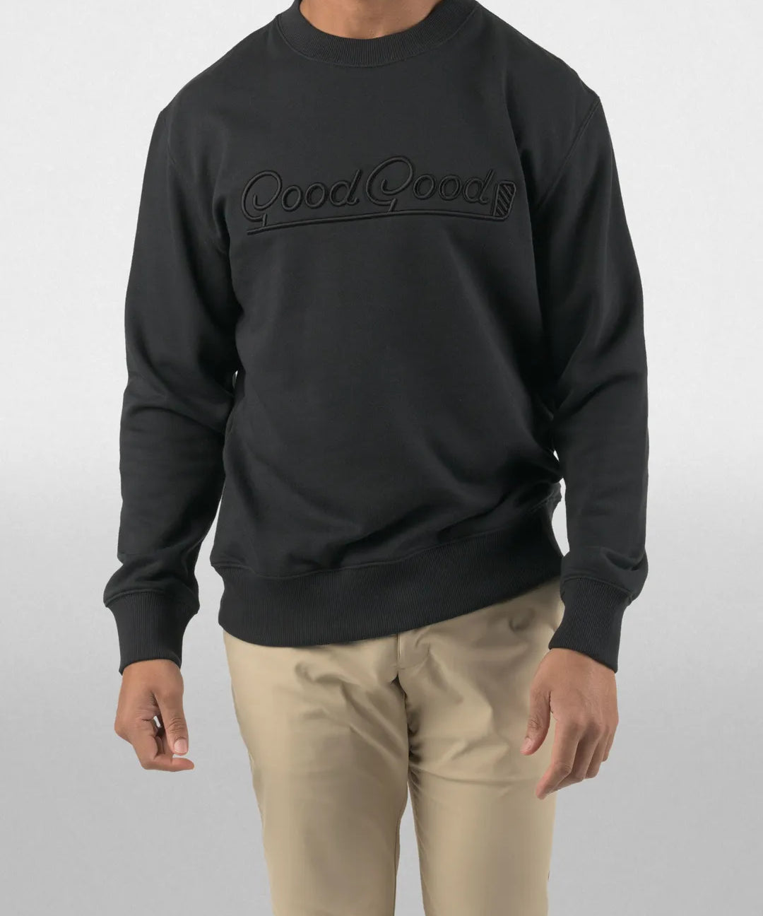 Blackout Fleece Crewneck - Good Good Golf