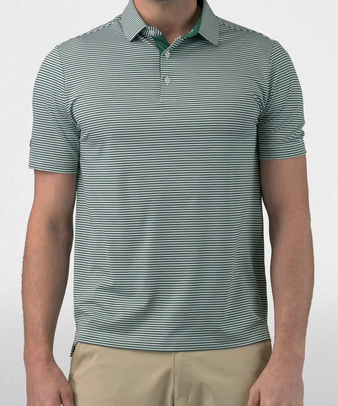 Born To Golf Stripe Polo - Good Good Golf performance golf polo