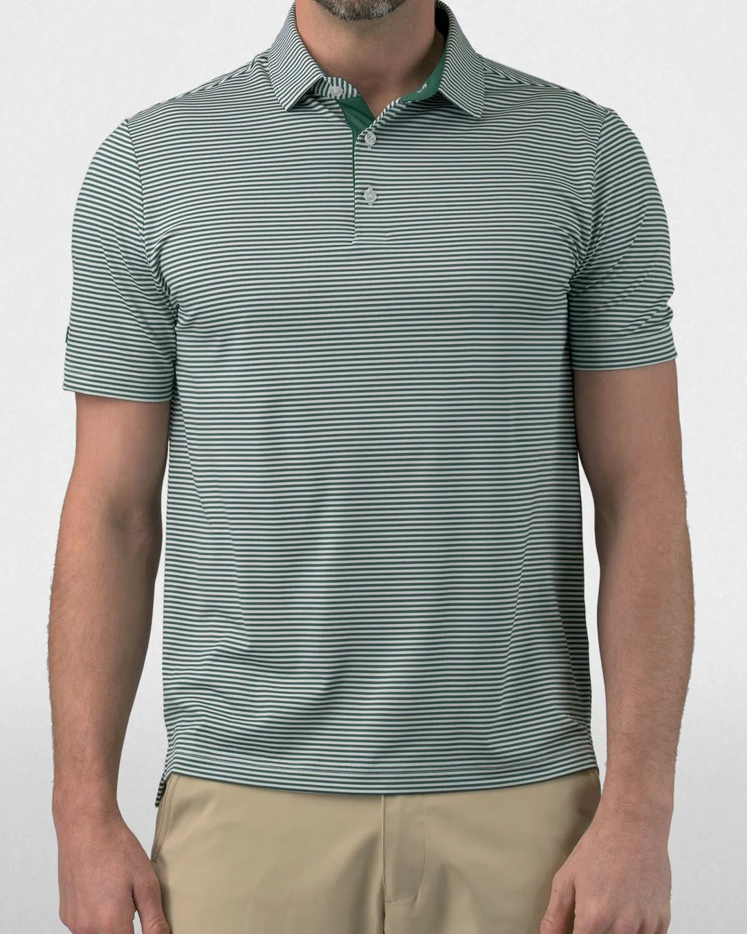 Born To Golf Stripe Polo - Good Good Golf performance golf polo