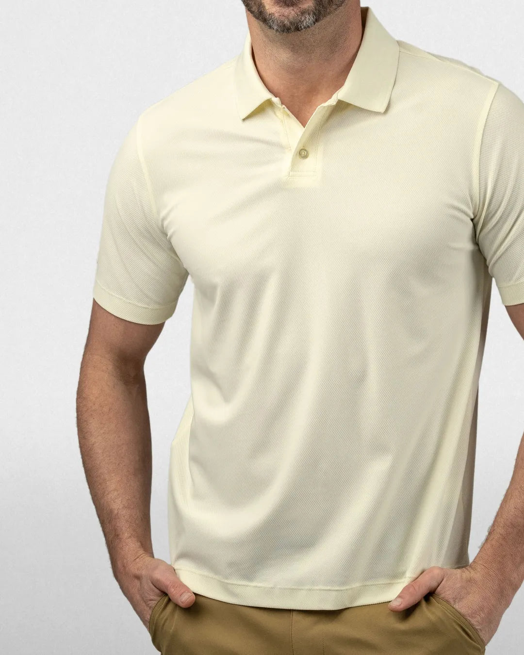 Bunker Sands Textured Polo - Good Good Golf performance golf polo