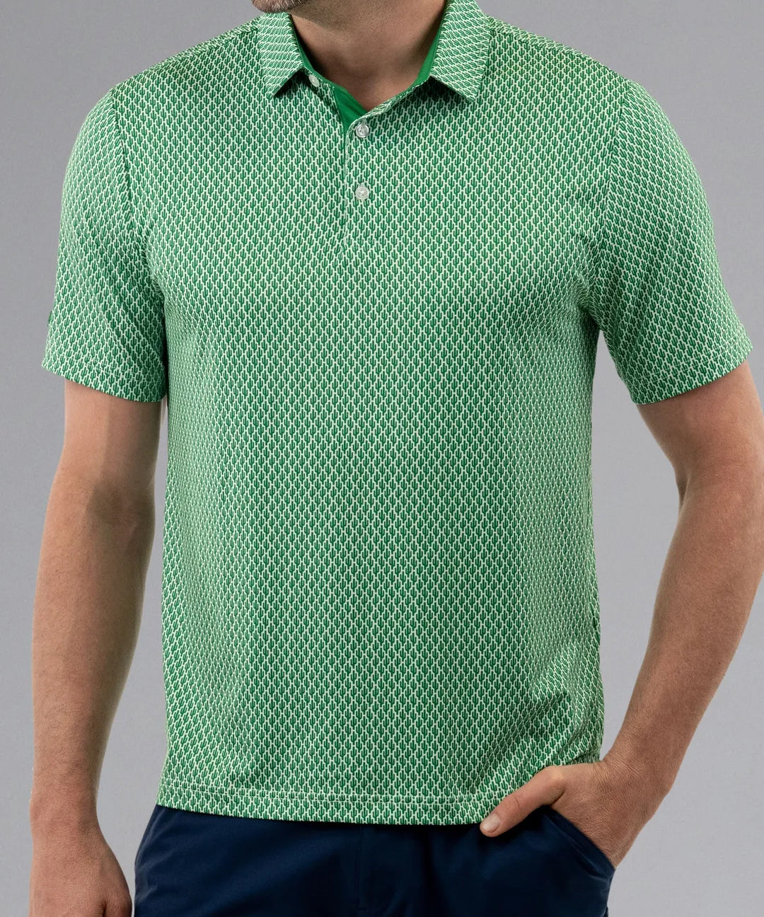 Cactus Verde Polo - Good Good Golf performance golf polo