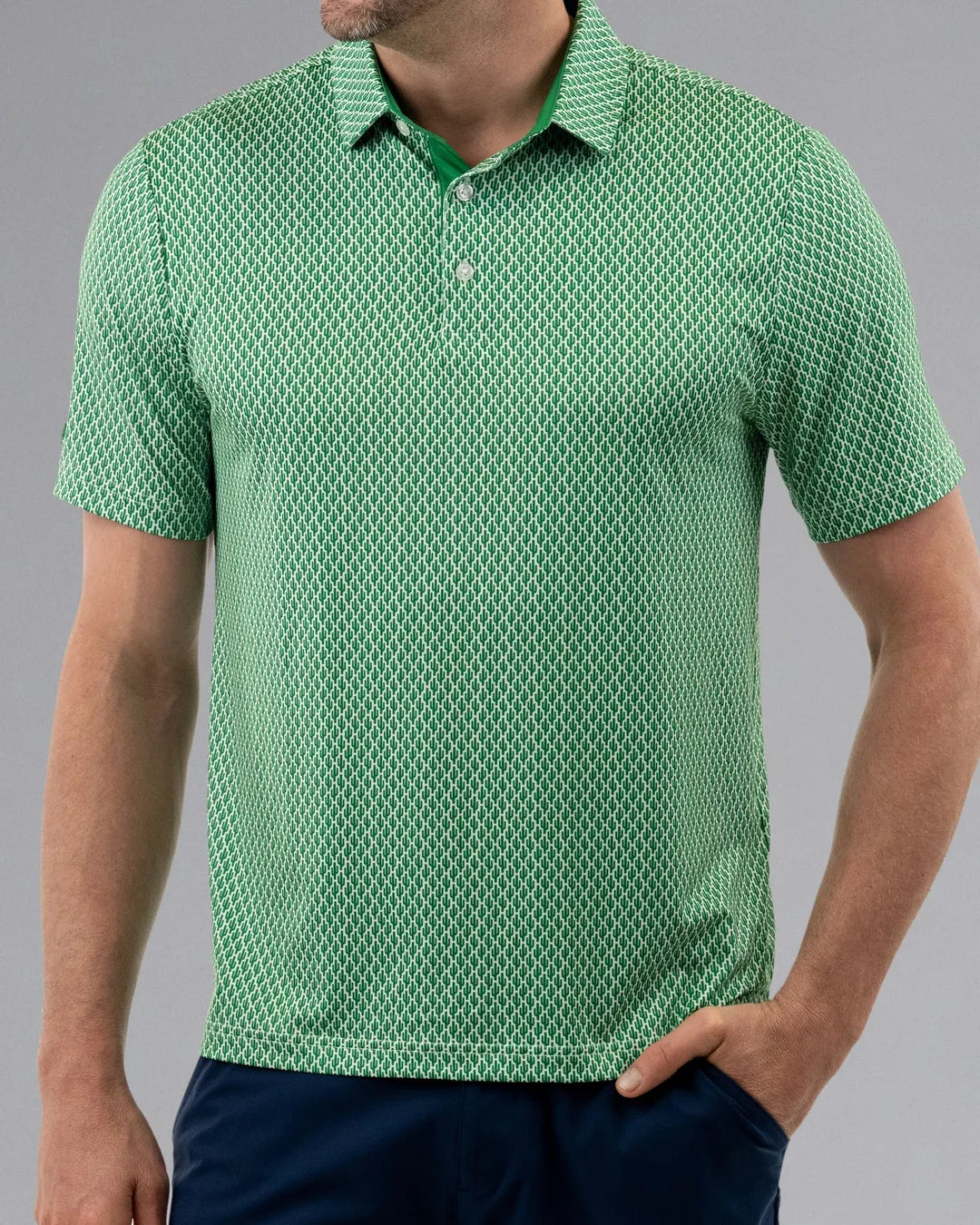 Cactus Verde Polo - Good Good Golf performance golf polo