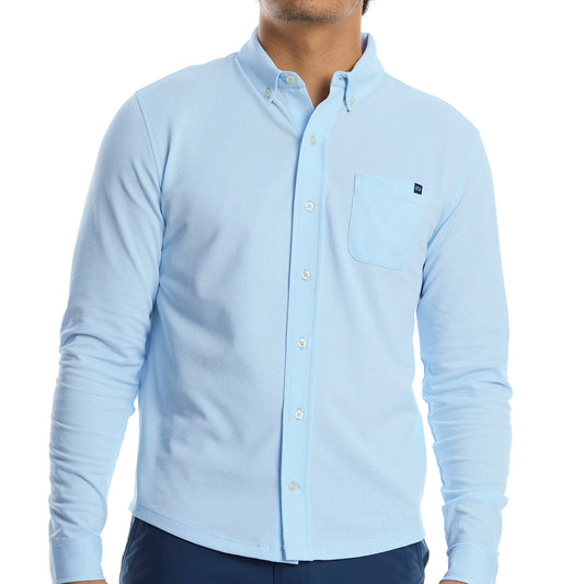 Daybreak Pique Button Down