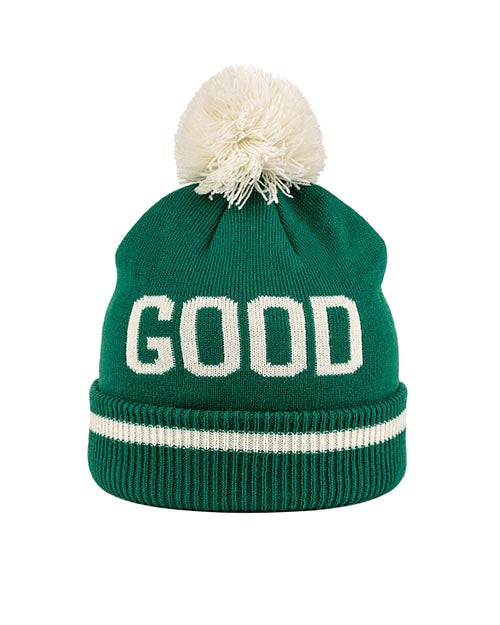 Elevated Green Beanie