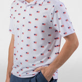 Good Flag Polo - Good Good Golf performance golf polo