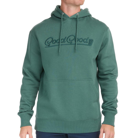 Double Green Fleece Hoodie