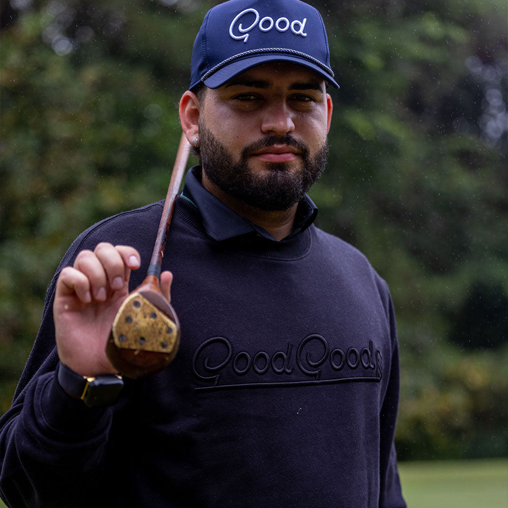 Blackout Fleece Crewneck – Good Good Golf