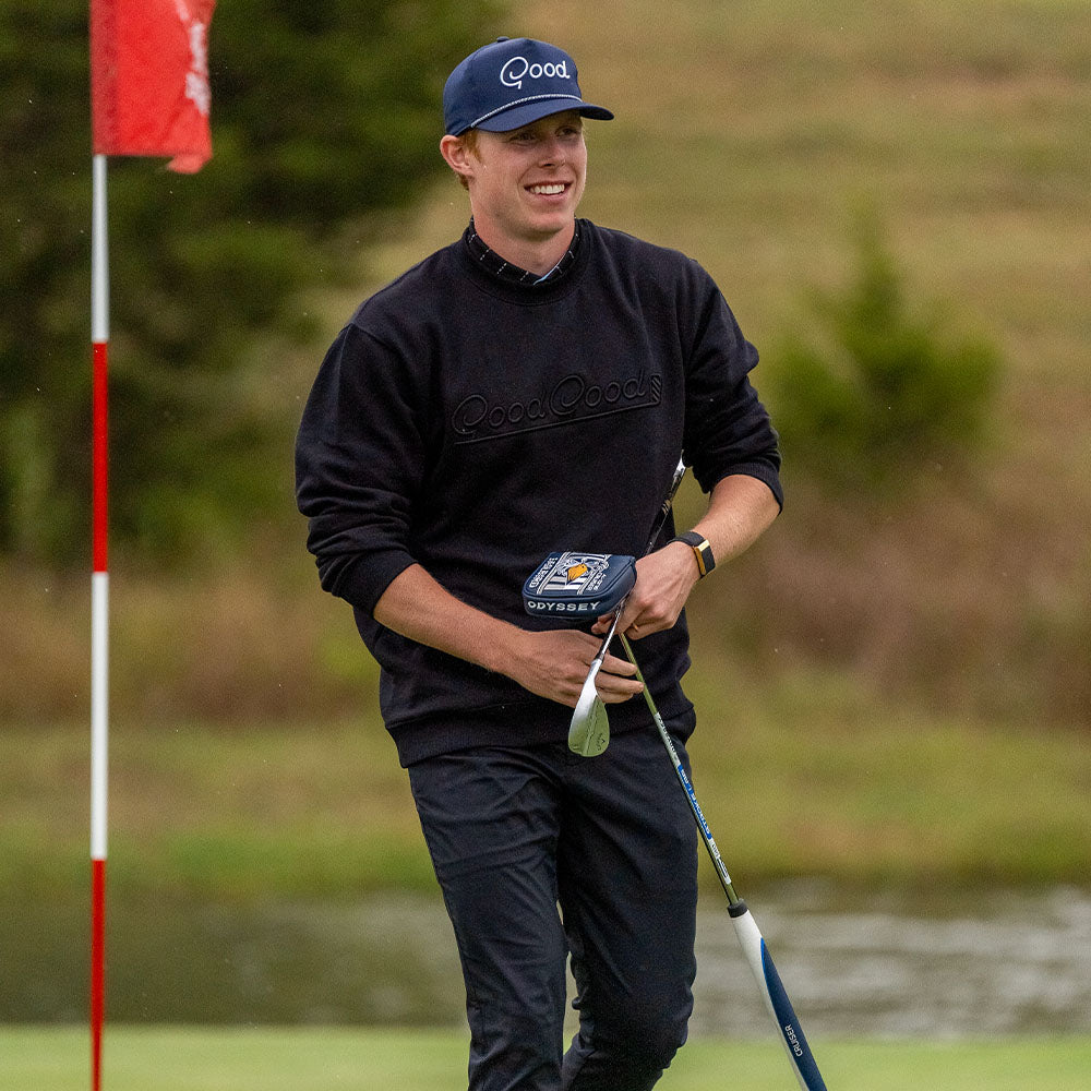 Blackout Fleece Crewneck – Good Good Golf