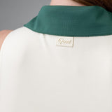 Women's Born To Golf Split Neck Crop Polo