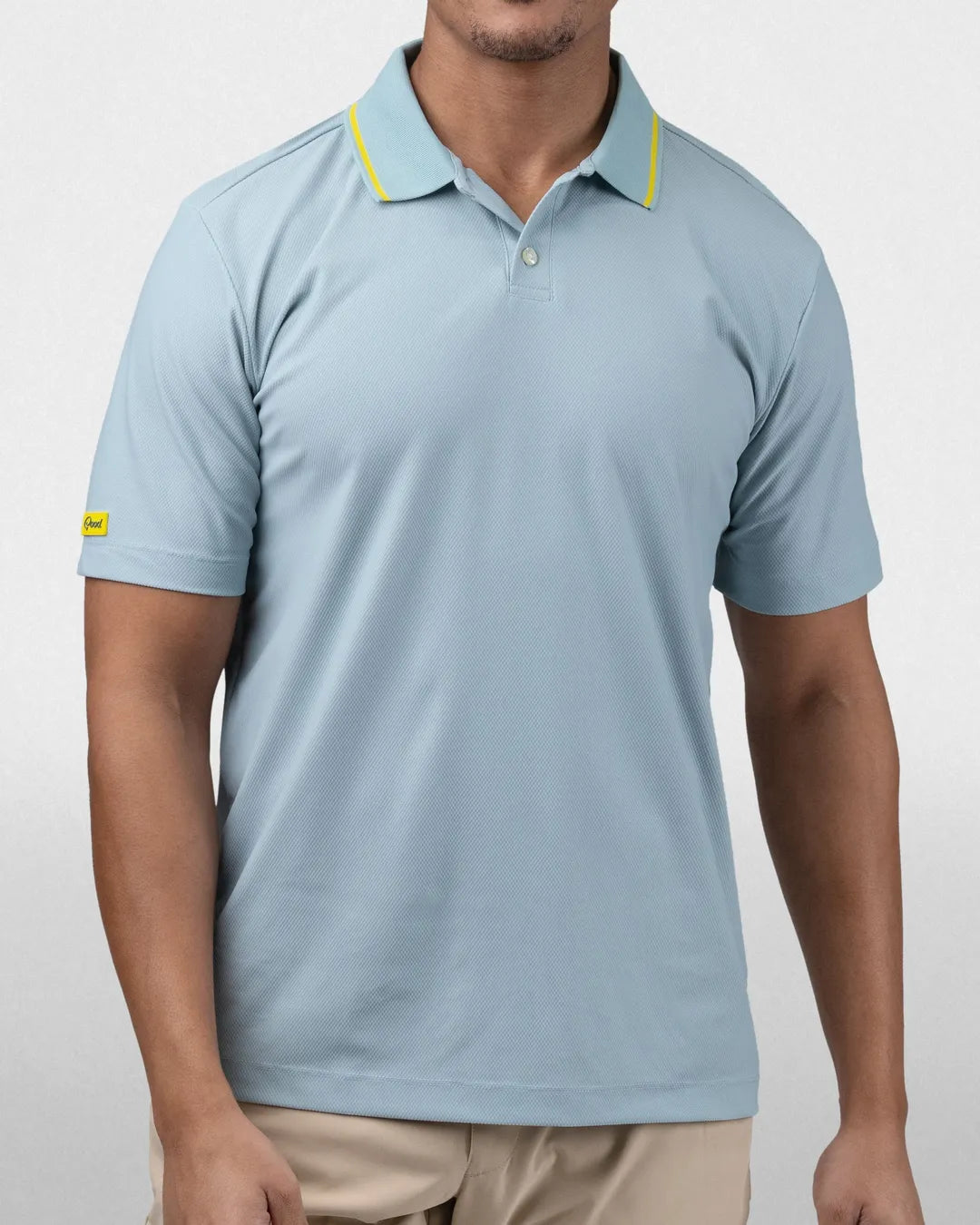Great Round Textured Polo - Good Good Golf performance golf polo