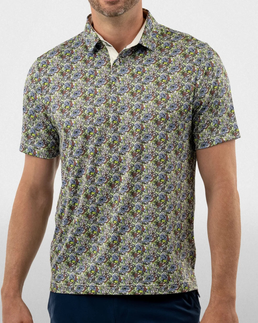 Hold The Green Polo - Good Good Golf performance golf polo