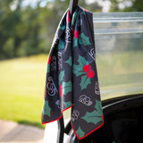 Holly Jolly Microfiber Towel