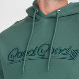 Double Green Fleece Hoodie
