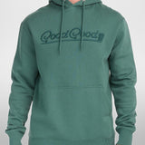 Double Green Fleece Hoodie