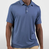 Indigo Mountain Polo - Good Good Golf performance golf polo