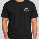 Keep Playing T-Shirt front view on model