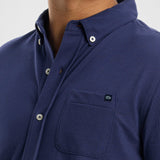 Midnight Pique Button Down